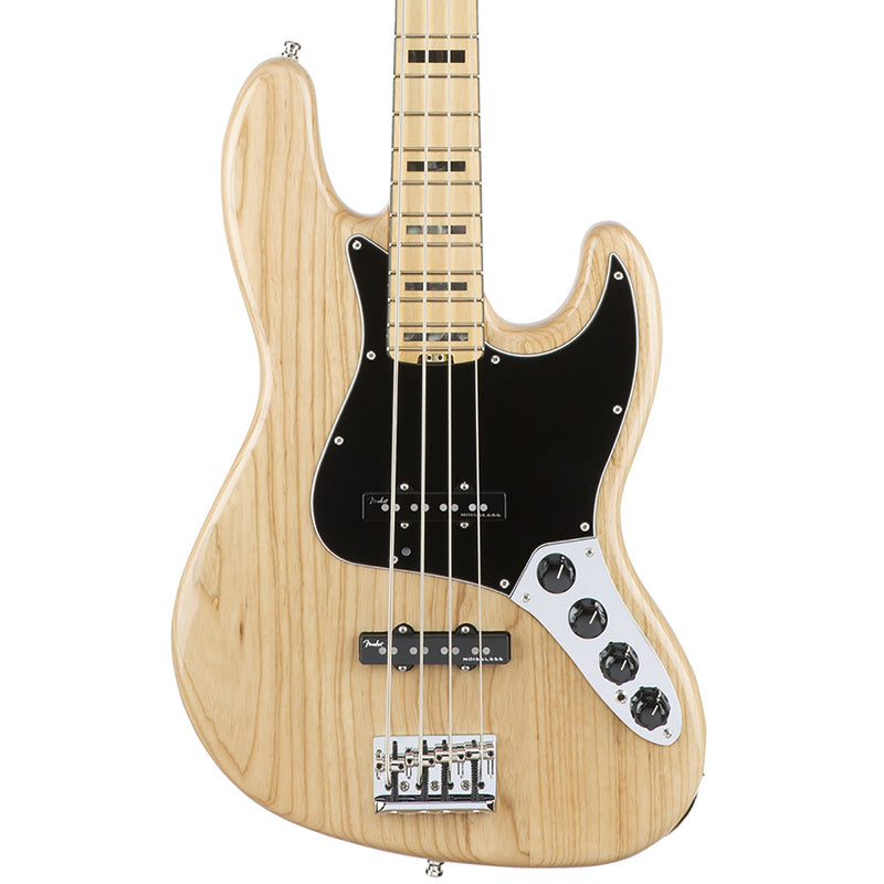 Fender American Elite Jazz Bass Ash Maple Neck - Natural