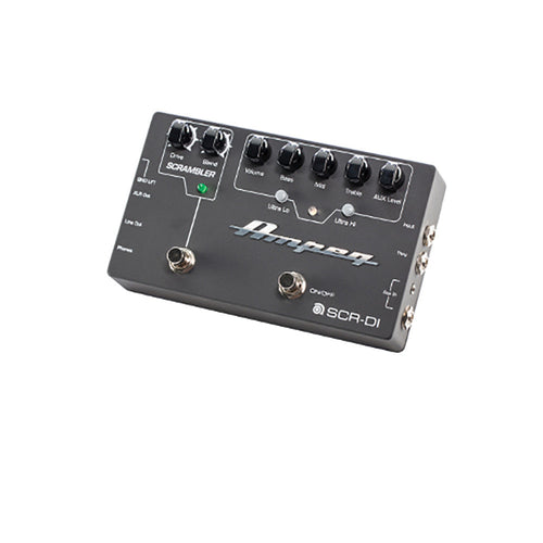 ampeg pedal Ampeg SCR-DI Bass Preamp Pedal And Direct Box With Overdrive, EQ, And