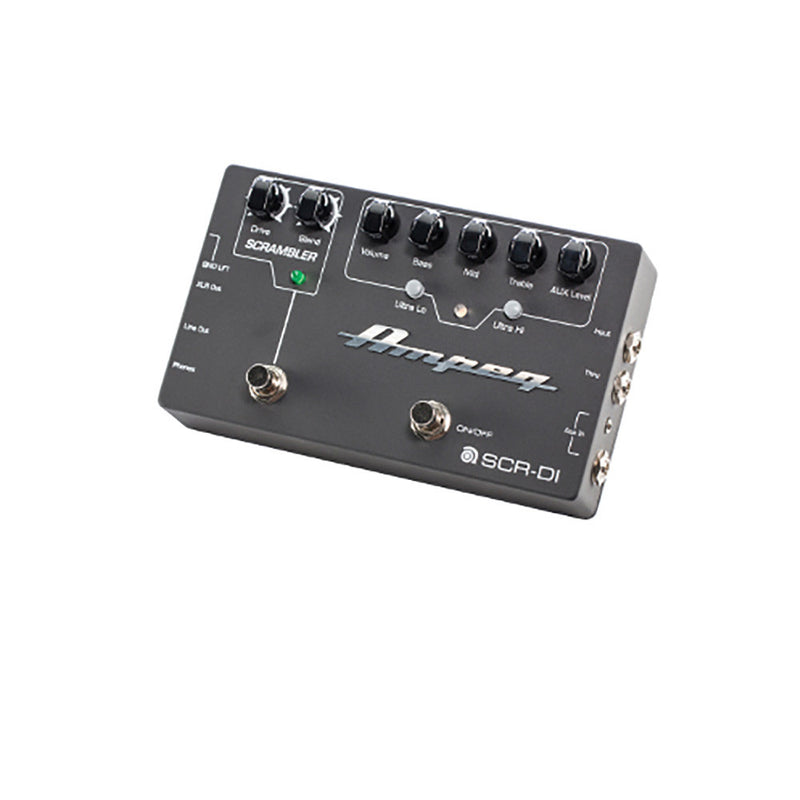 Ampeg SCR-DI Bass Preamp Pedal And Direct Box With Overdrive, EQ, And Tone Controls