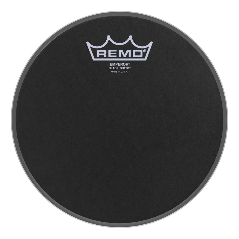 Remo 8" Black Suede Emperor Head