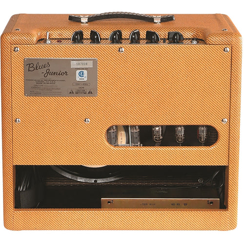 Fender Blues Junior Lacquered Tweed Tube Combo Electric Guitar Amplifier - 120V