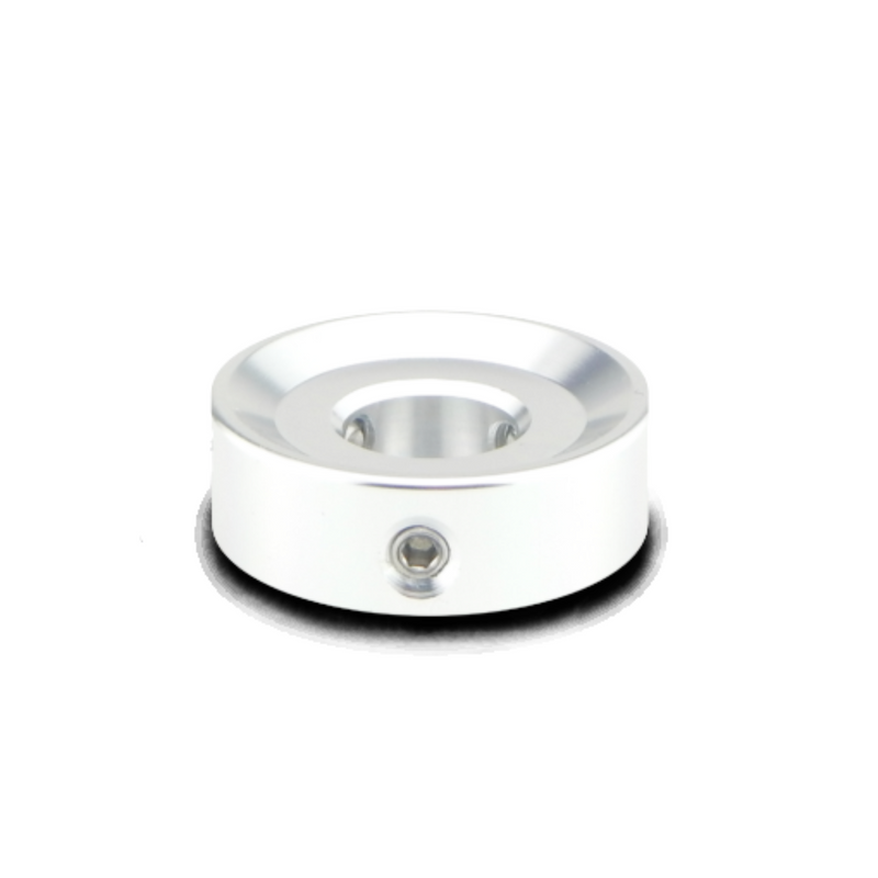 Barefoot Buttons V1 Big Bore Button, Silver