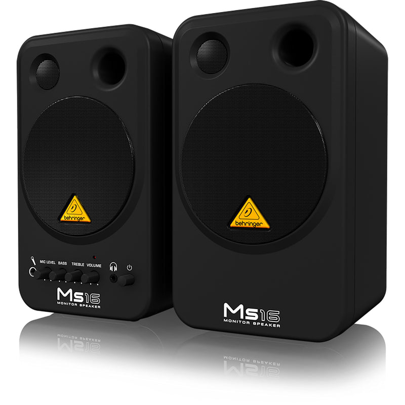 Behringer MS16 2-Way Active Personal Monitor System - 2 Speakers