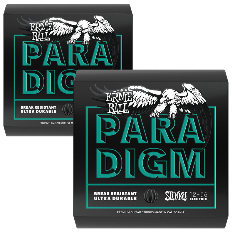 Ernie Ball 2 Pack 12-56 Paradigm Not Even Slinky Electric Strings