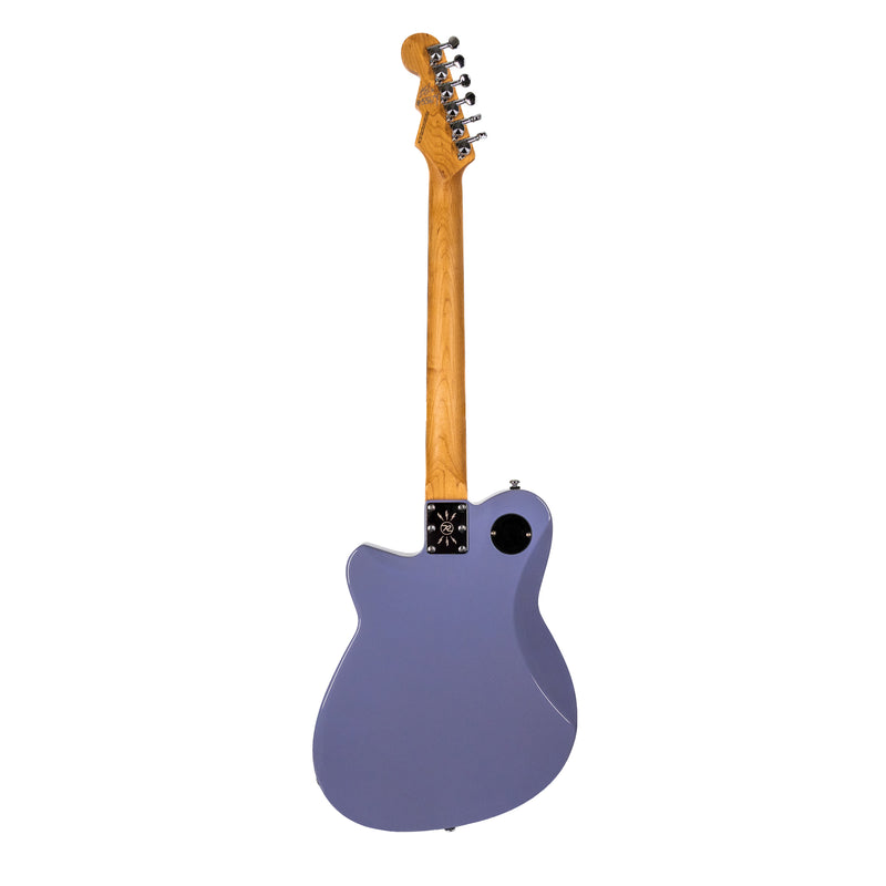 Reverend Charger 290 Electric Guitar, Rosewood, Periwinkle