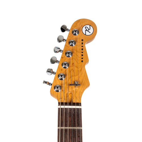 Reverend Charger 290 Electric Guitar, Rosewood, Periwinkle