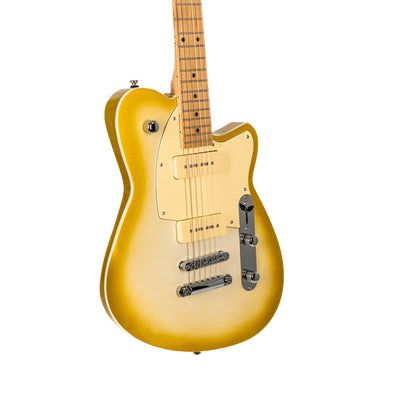 2023 Reverend Charger 290 Electric Guitar, Roasted Maple, Venetian Pearl