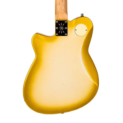 2023 Reverend Charger 290 Electric Guitar, Roasted Maple, Venetian Pearl