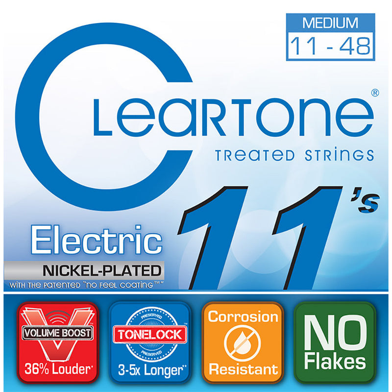 Cleartone .011-.048 Medium Electric Guitar Strings