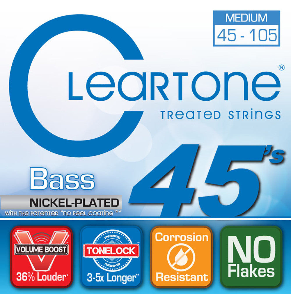 Cleartone .045-.105 Medium Bass Strings