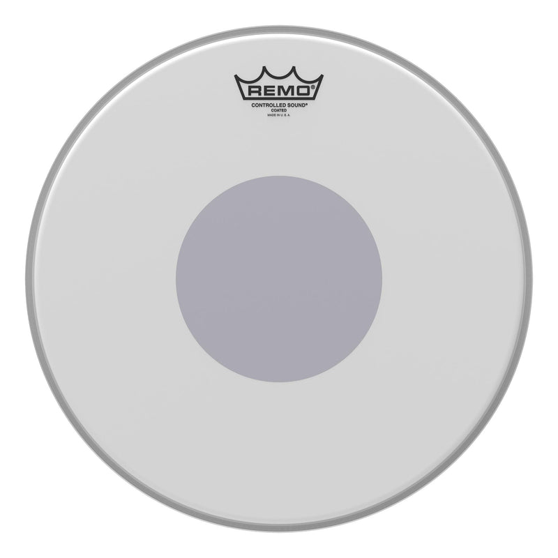 Remo 14" Coated Controlled Sound With Black Dot