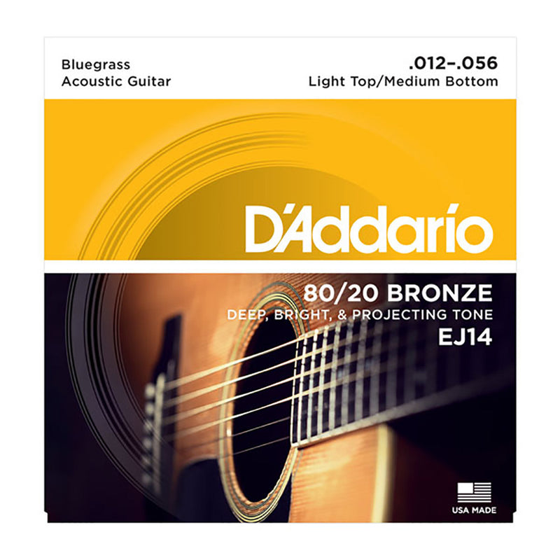 D'Addario 12-56 80/20 Bronze Bluegrass Set