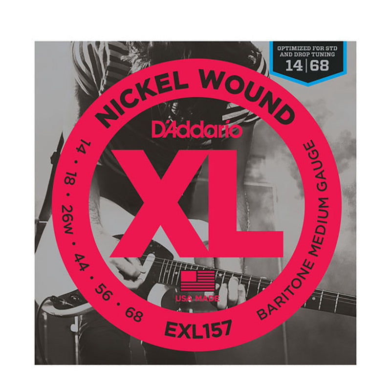 D'Addario 14-68 Baritone Medium Nickel Wound Electric Strings