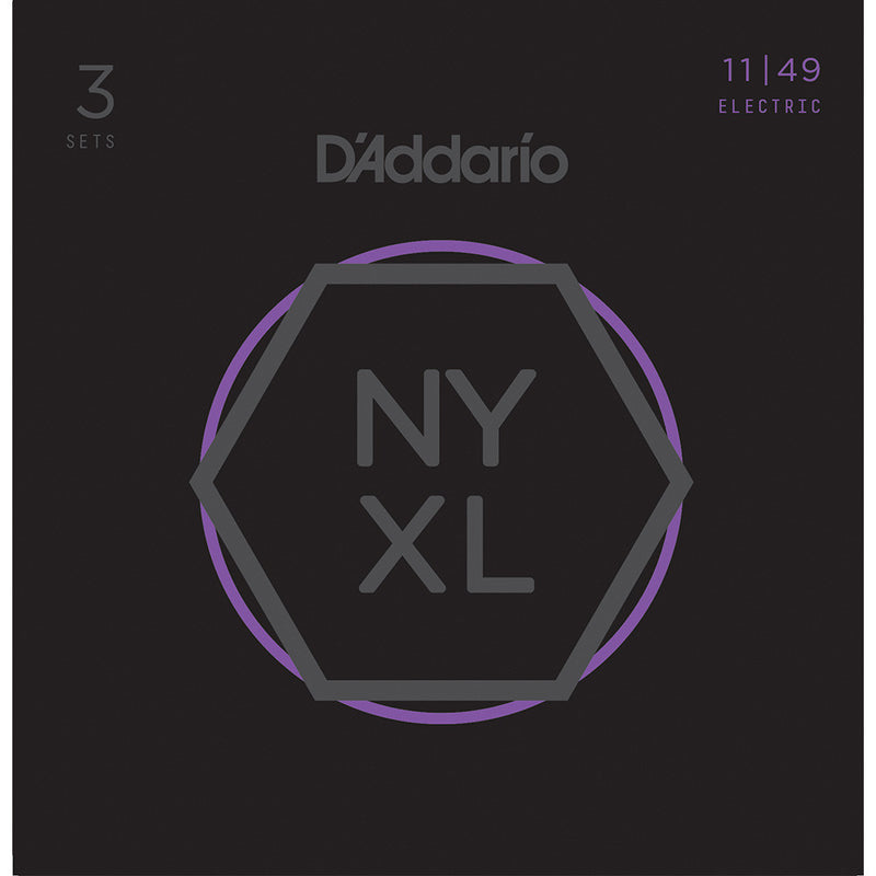 D'Addario 3 Pack NYXL Medium 11-49