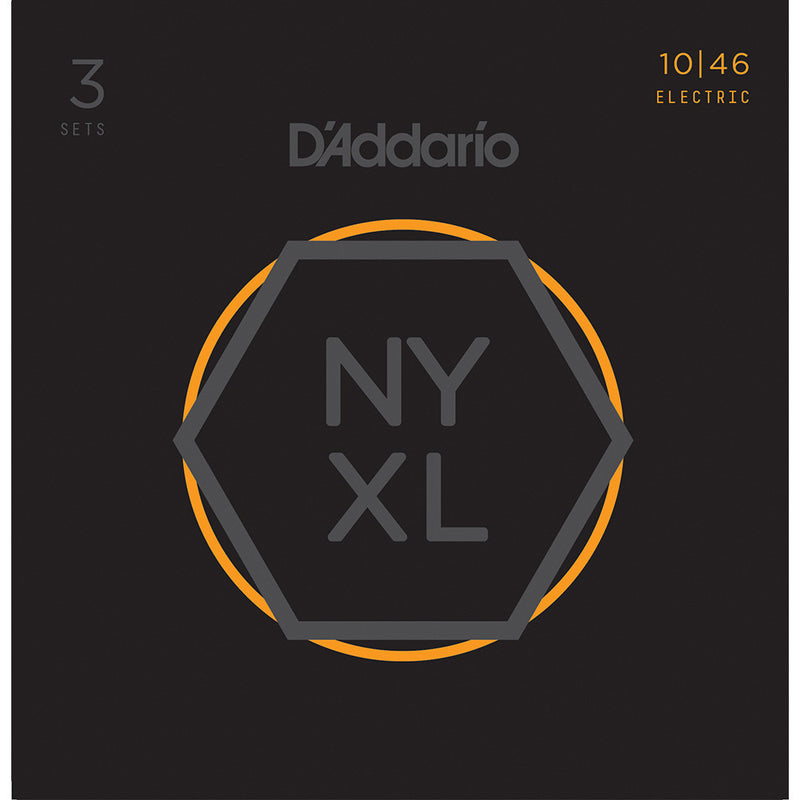 D'Addario 3 Pack NYXL Regular Light 10-46