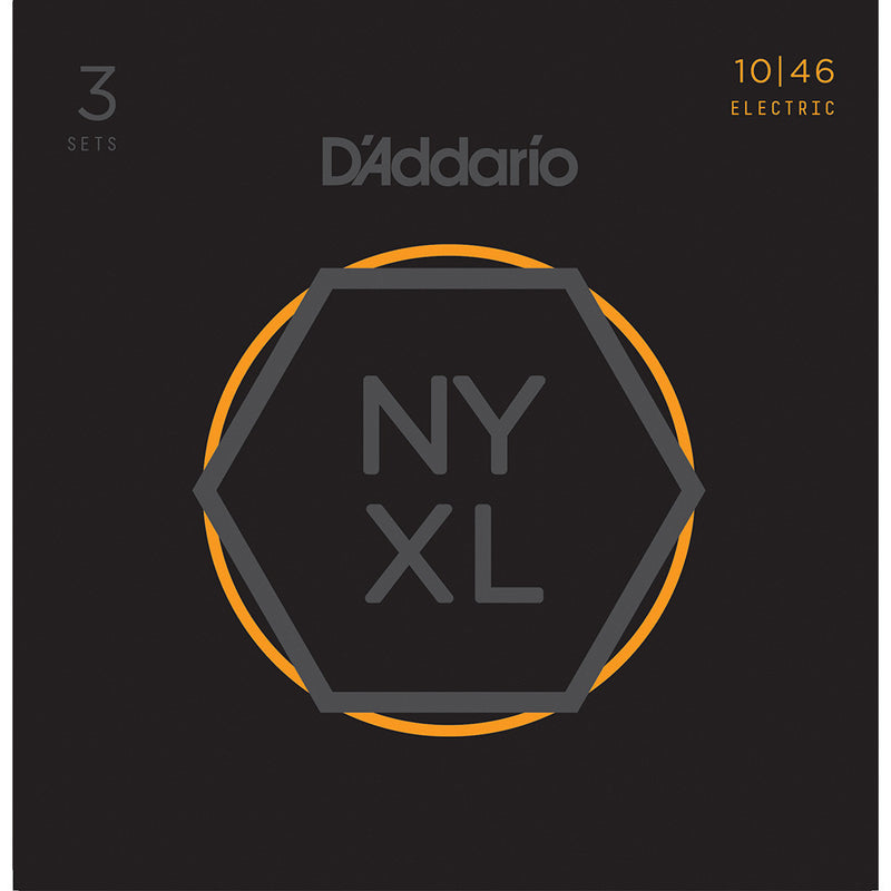 D'Addario 3 Pack NYXL Regular Light 10-46