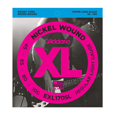 D'Addario 45-100 Super Long XL Bass Set