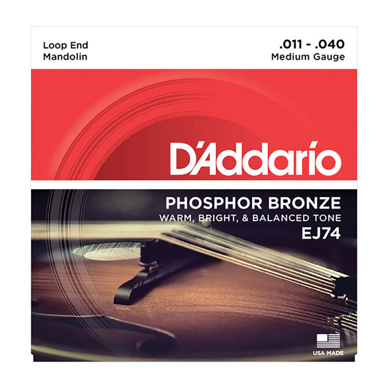 D'Addario Phosphor Bronze Mandolin Strings
