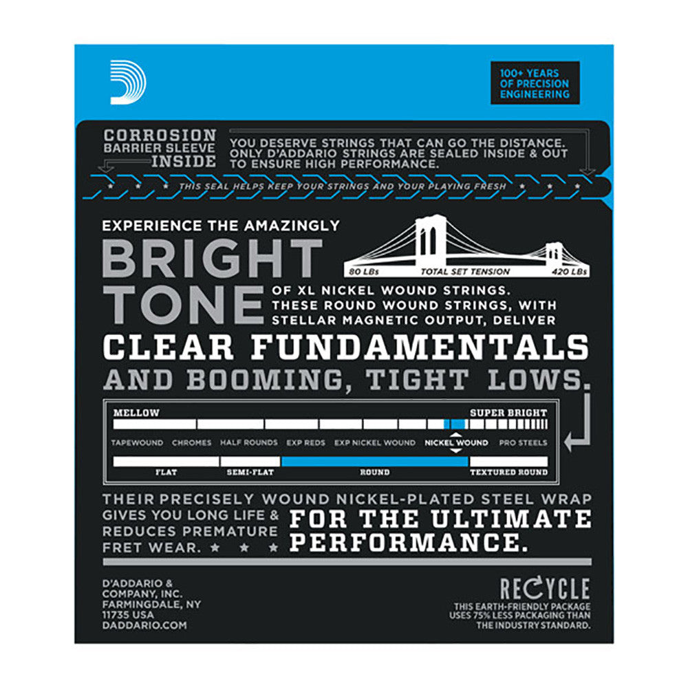 D'Addario Regular Gauge Long Scale Bass