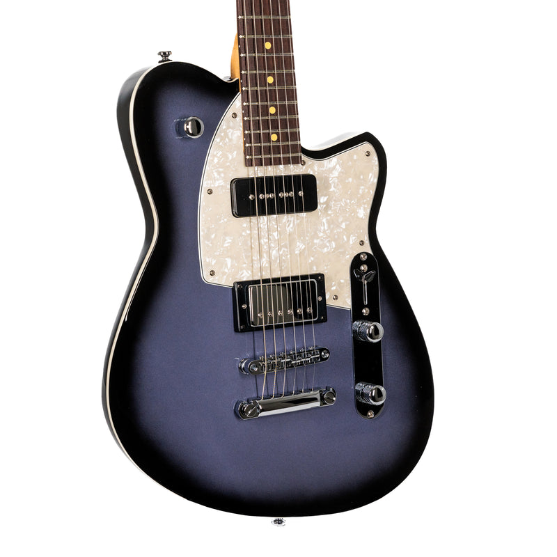 Reverend Double Agent OG Electric Guitar, Rosewood, Periwinkle Burst