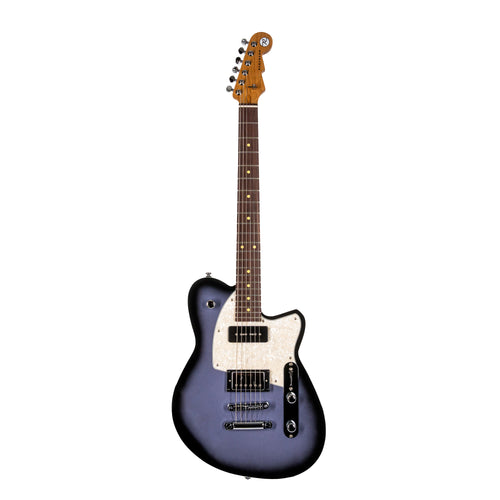 Reverend Double Agent OG Electric Guitar, Rosewood, Periwinkle Burst