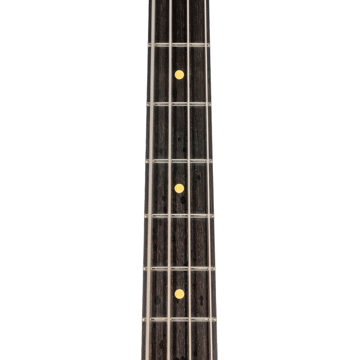 Reverend Decision P Bass Guitar 25th Anniversary Edition, Ebony, Metallic Silver Freeze