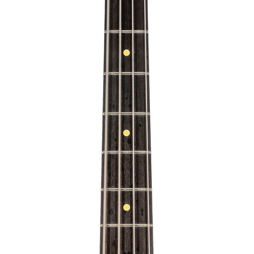 Reverend Decision P Bass Guitar 25th Anniversary Edition, Ebony, Metallic Silver Freeze
