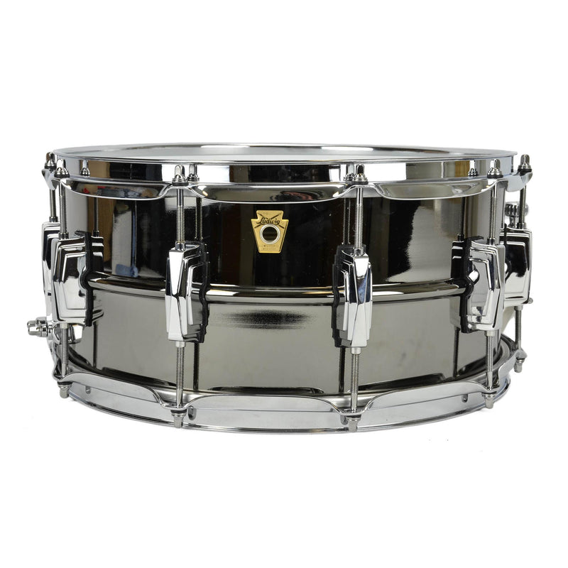 Ludwig 6.5x14" Black Beauty Brass Shell Snare - Smooth Shell - Imperial Lugs