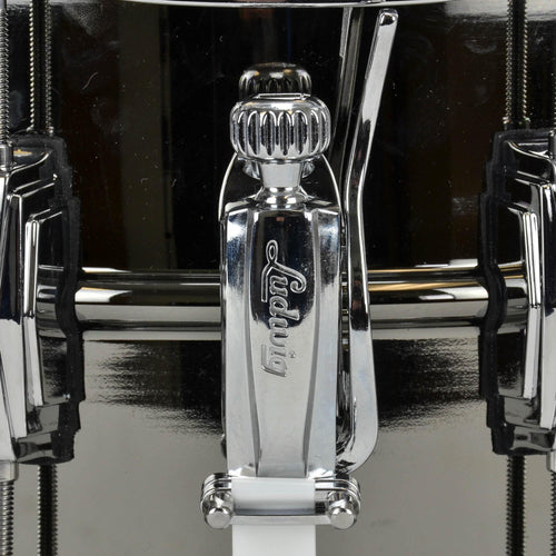 Ludwig 6.5x14" Black Beauty Brass Shell Snare - Smooth Shell - Imperial Lugs