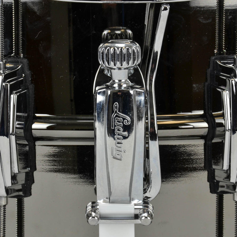 Ludwig 6.5x14" Black Beauty Brass Shell Snare - Smooth Shell - Imperial Lugs