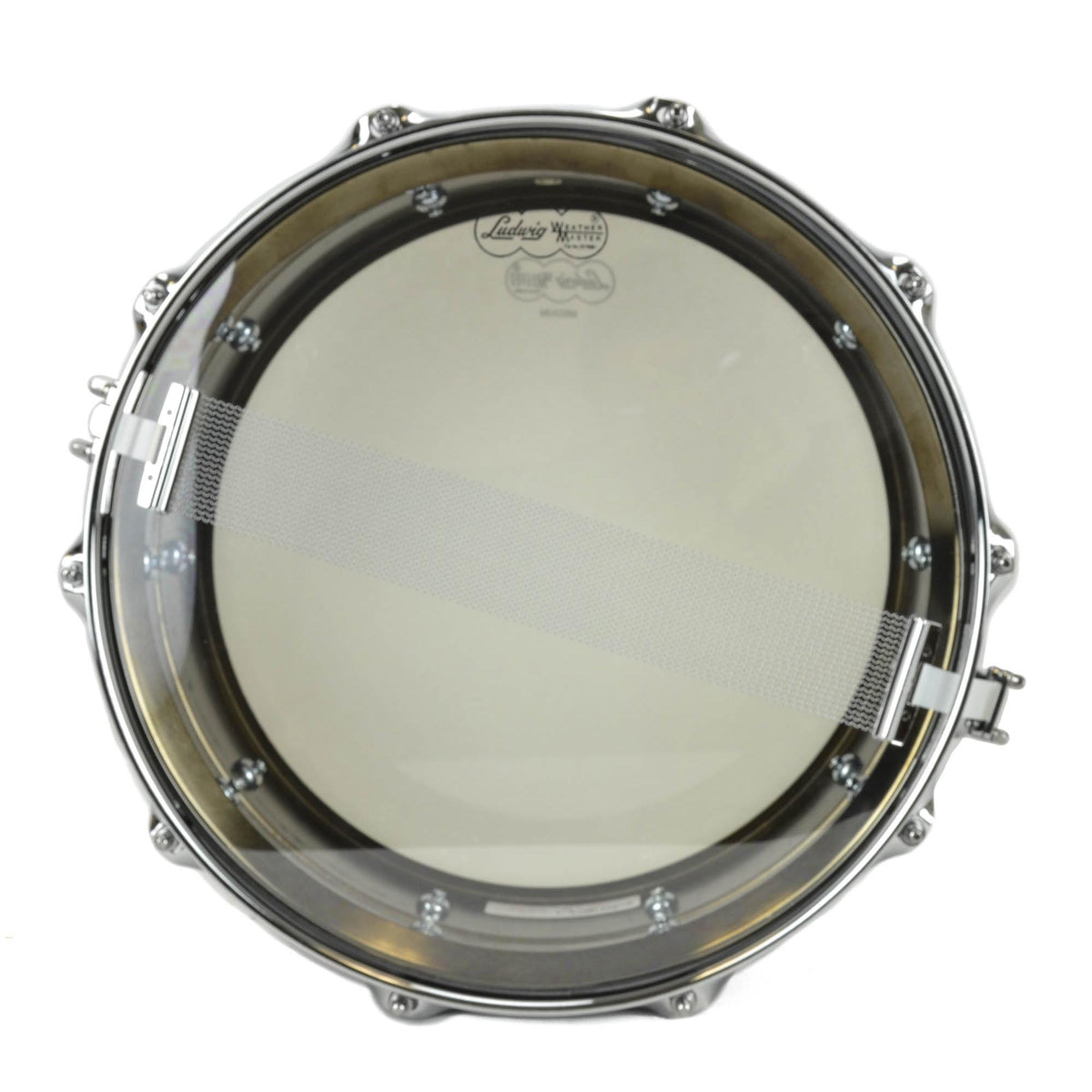 Ludwig 6.5x14" Black Beauty Brass Shell Snare - Smooth Shell - Imperial Lugs