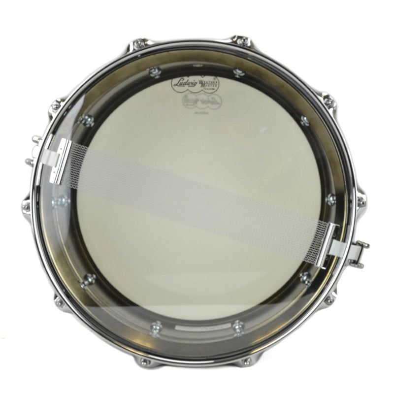 Ludwig 6.5x14" Black Beauty Brass Shell Snare - Smooth Shell - Imperial Lugs