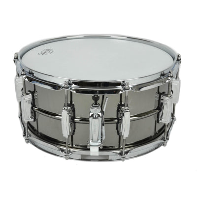 Ludwig 6.5x14" Black Beauty Brass Shell Snare - Smooth Shell - Imperial Lugs