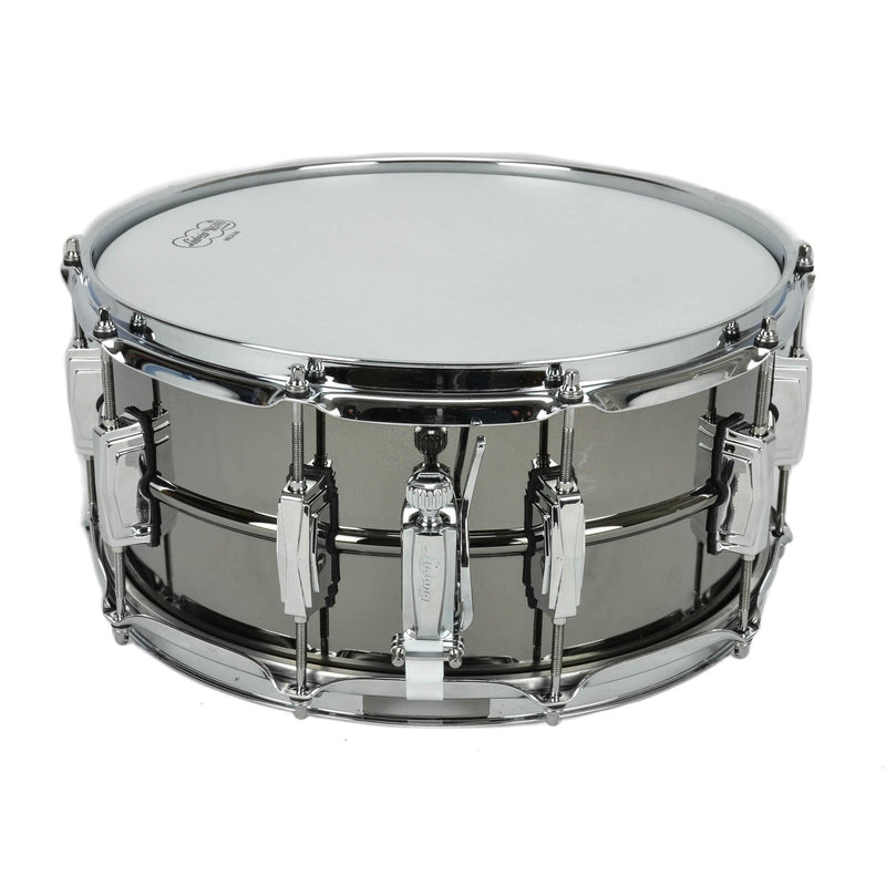 Ludwig 6.5x14" Black Beauty Brass Shell Snare - Smooth Shell - Imperial Lugs