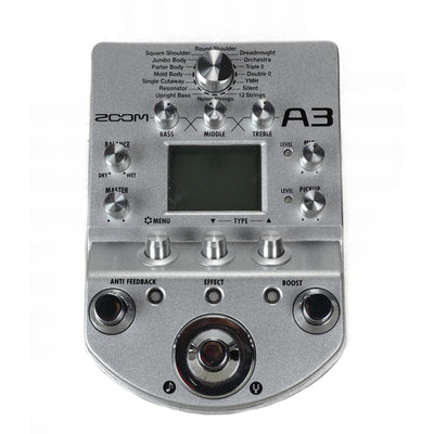 Zoom A3 Acoustic Preamp And Effects - Used