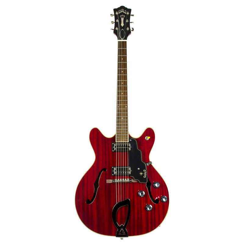 Guild Newark Street Starfire IV Electric - Cherry Red - With Case - Used