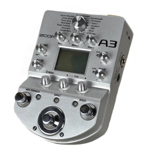 Zoom A3 Acoustic Preamp And Effects - Used
