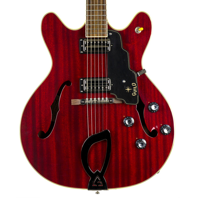 Guild Newark Street Starfire IV Electric - Cherry Red - With Case - Used