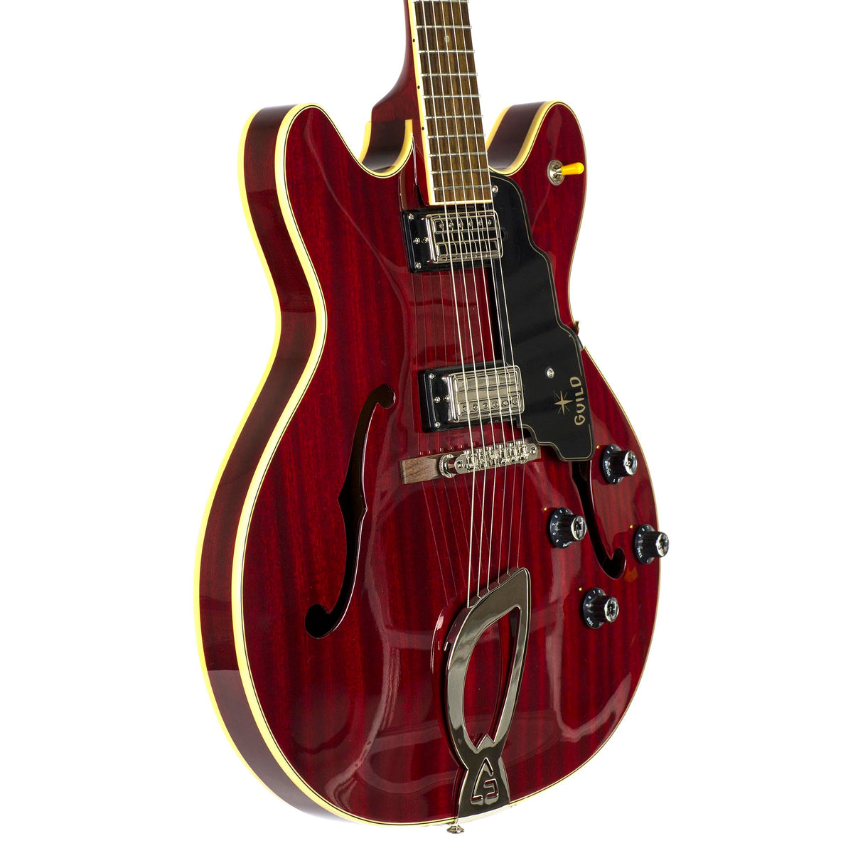 Guild Newark Street Starfire IV Electric - Cherry Red - With Case - Used