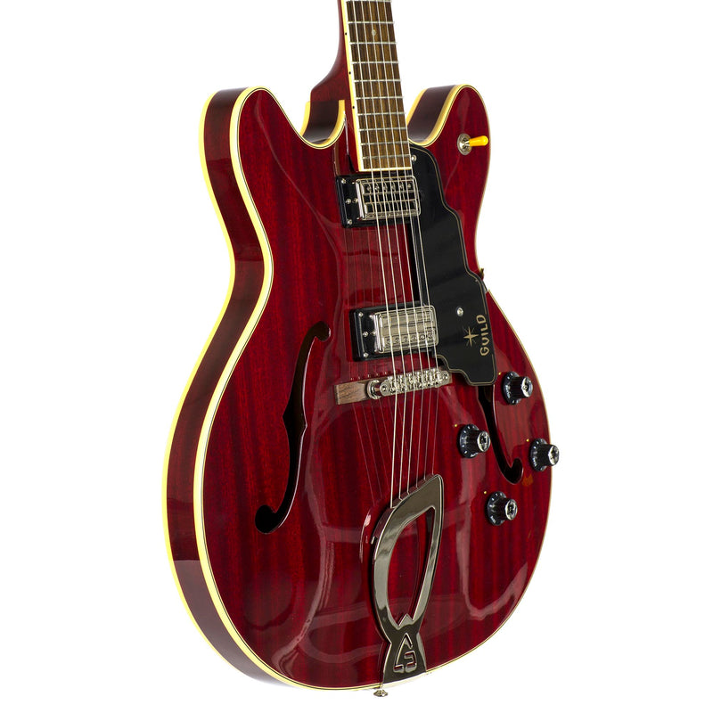 Guild Newark Street Starfire IV Electric - Cherry Red - With Case - Used