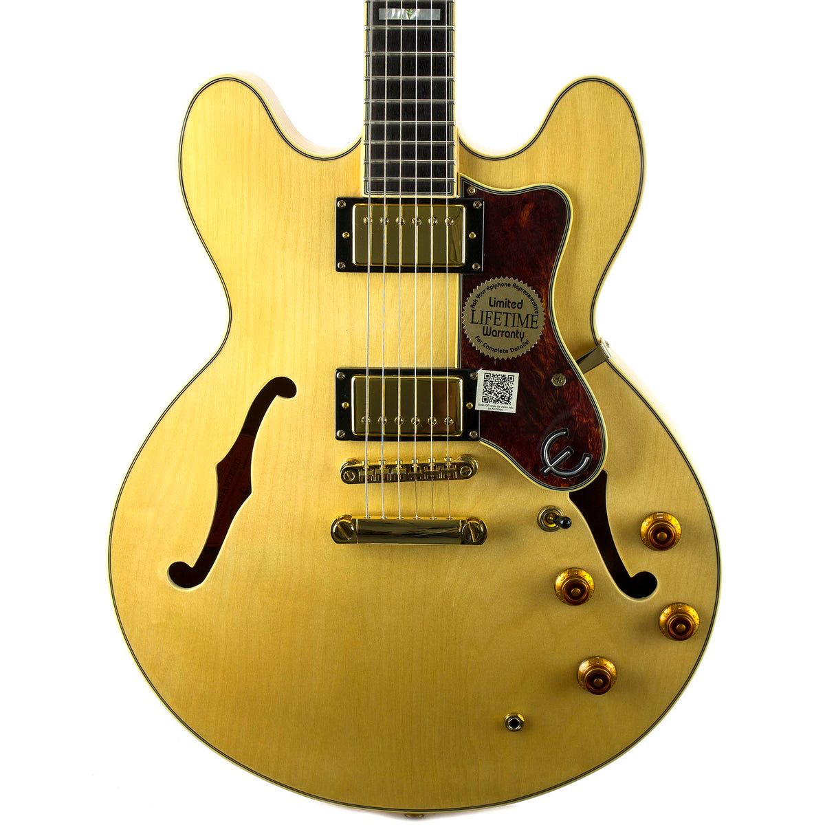 Epiphone Sheraton II Natural - Gold Hardware - Used