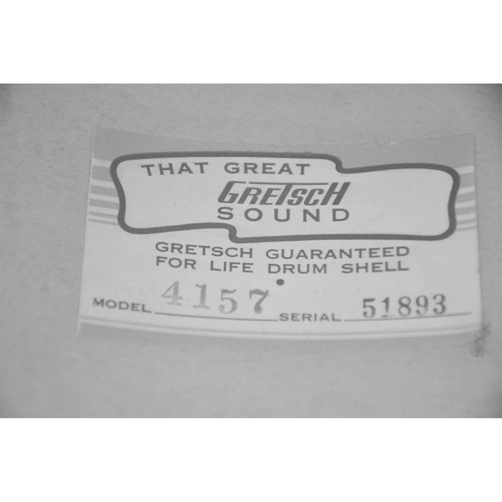 Used 1960'S Gretsch Round Badge 4157 Snare