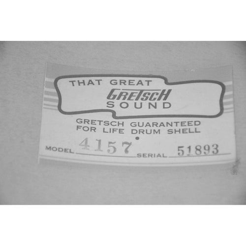 Used 1960'S Gretsch Round Badge 4157 Snare