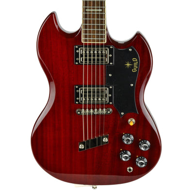 Guild S-100 Polara - Cherry Red - With Case - Used