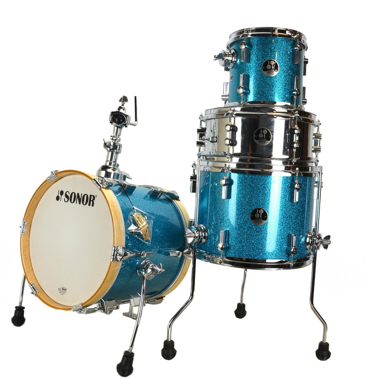 Sonor Martini Kit - Retro Turquoise Galaxy Sparkle With Silent Stroke - Used