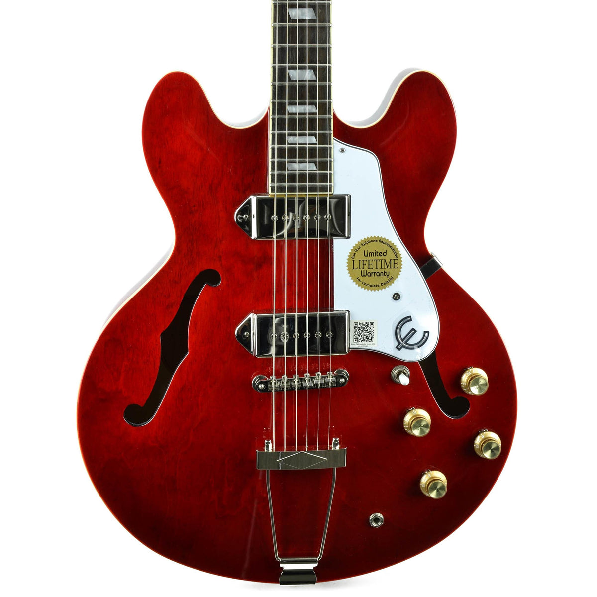 Epiphone Casino Cherry - Maple Body - With Chrome Hardware - Used