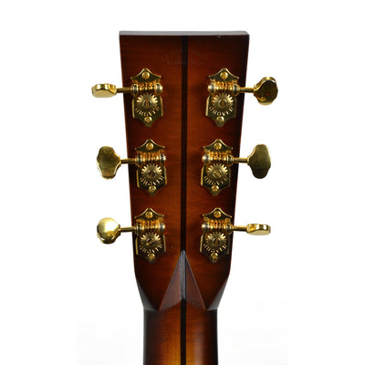 Used Martin Custom Shop 0000 Size 14 Fret Venetian Cutaway Ambertone Top