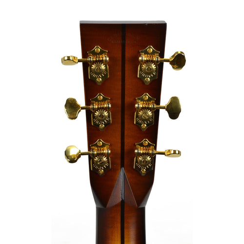 Used Martin Custom Shop 0000 Size 14 Fret Venetian Cutaway Ambertone Top