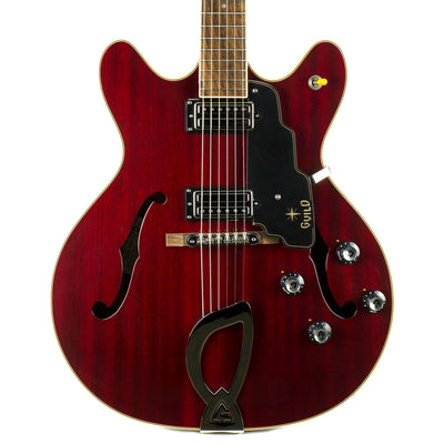 Guild Newark Street Starfire IV Electric - Cherry Red - With Case - Used