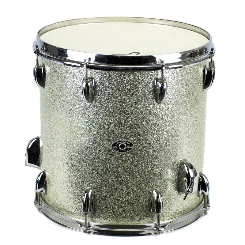 Slingerland 14x14 Silver Sparkle Early 70'S Floor Tom With Bag - Used